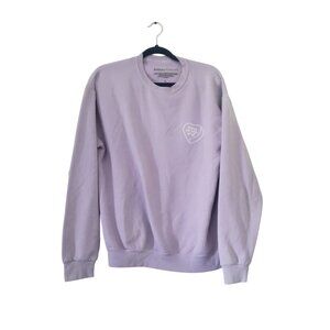 Ariana Grande Break Up With You Girlfriend Lavender Womens Sweater Size L Lounge